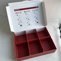 Boîte d'expédition en carton ondulé de luxe personnalisée en kraft brun pour produits de soin de la peau avec intérieur