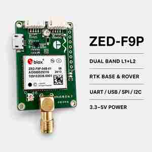 Carte récepteur GNSS RTK ZED-F9P haute précision multibande double fréquence, carte de développement GNSS de niveau centimétrique - Product Image 5