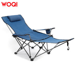 เก้าอี้พับเอนนอน Woqi โครงอะลูมิเนียม ผ้า Oxford รับน้ำหนักได้ 150 กก. สำหรับใช้งานกลางแจ้ง ตั้งแคมป์ สวน สีน้ำเงินรอยัล - Product Image 1
