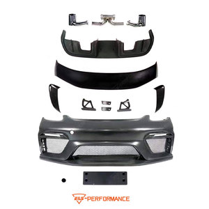Kit Carrozzeria Completo per <span class=keywords><strong>Porsche</strong></span> <span class=keywords><strong>718</strong></span>, Aggiornamento Look GT4, Paraurti Anteriore, Diffusore Posteriore, Spoiler, Scarico - Product Image 3