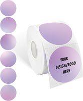Etiqueta Térmica Personalizada de Cualquier Tamaño, OEM ODM, Etiqueta Autoadhesiva con Código de Barras, Resistente al Agua, en Rollo, para Logística y Empaquetado Minorista