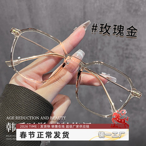 Montures de lunettes géométriques pour femmes de style coréen 8011, monture complète, anti-lumière bleue, origine Danyang, verres en acétate - Product Image 3