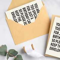 Carte d'anniversaire et cadeaux écologiques en papier Myway 2026 2027 – Offre spéciale pour Homme, Mari, Petit ami, Papa – Joyeux Anniversaire