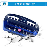 Control Remoto Inalámbrico de Alta Gama con 10 Funciones, Modelo Semi Azul, Apto para Maquinaria de Grúas Hidráulicas
