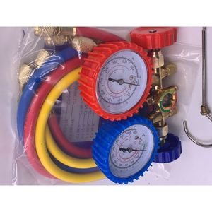 Manomètre double 1/4 po haute pression pour réfrigérant, pour climatiseur et usage automobile - Product Image 5