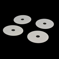 Lame rotative industrielle MIDDIA personnalisée en céramique de zircone de 45 mm pour la découpe de cuir et de tissu