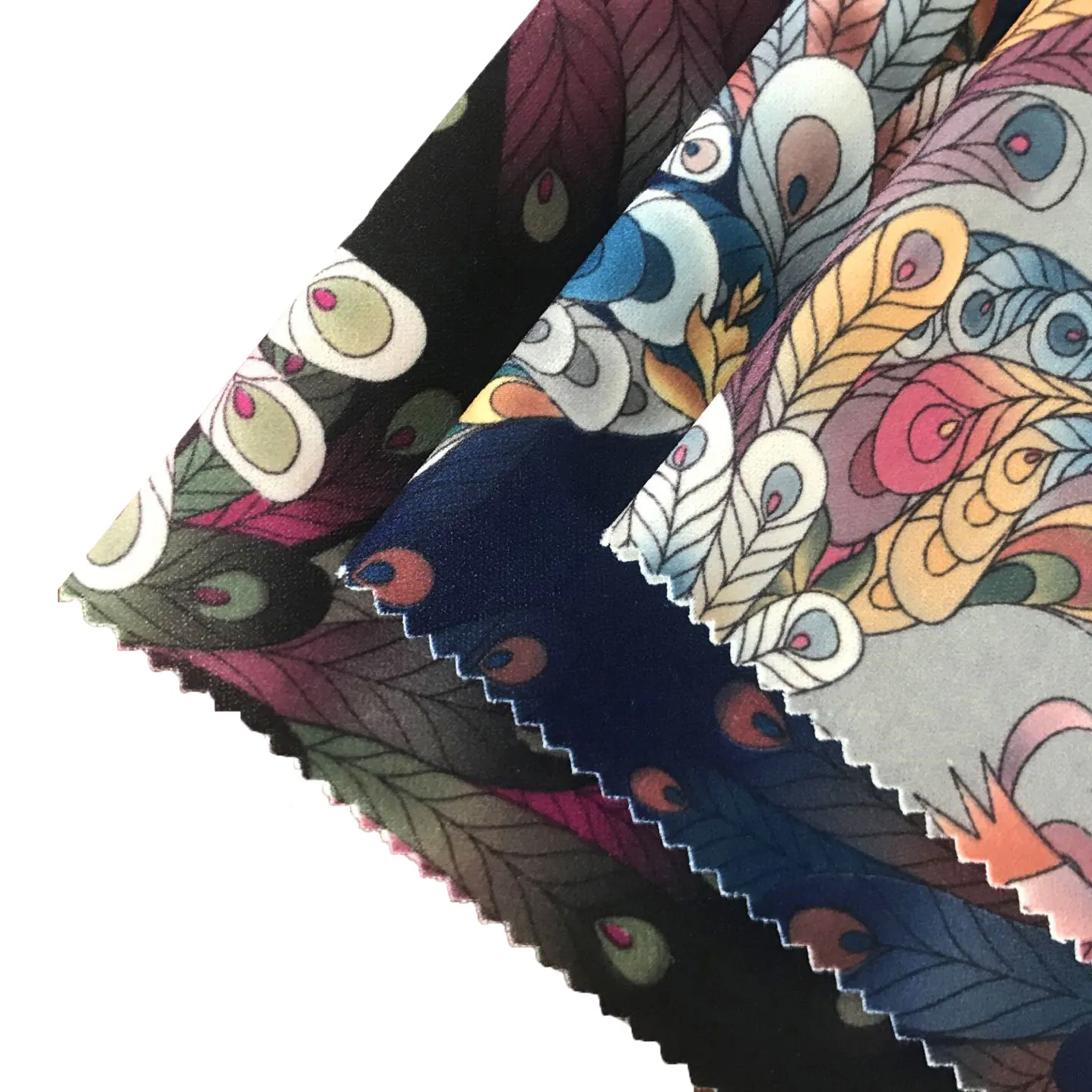 Luxus-Blume Damaszener Königlicher Strick recycelt 95% Polyester 5% Elasthan Digitaldruck Jersey Stoff für Kleidungsstücke