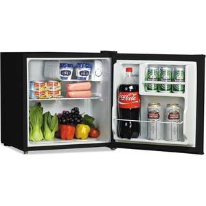 Réfrigérateur portable Alera BC-46-E de 1,6 pi³ avec compartiment congélateur à refroidissement par air pour camping-car, noir - Source d'alimentation électrique prise UK - Product Image 2