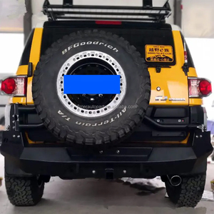 <span class=keywords><strong>Protection</strong></span> de <span class=keywords><strong>pare</strong></span>-chocs arrière en acier pour remorquage, amélioration pour camping tout-terrain, compatible FJ Cruiser <span class=keywords><strong>4x4</strong></span> 2011+ - Product Image 3