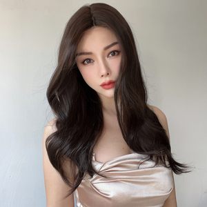 Cơ thể nóng sóng Trinh Nữ lớp biểu bì liên kết Peru ren tóc Nhà cung cấp HD ren phía trước tóc giả màu đen nữ futera ren Tóc Giả sm9012 - Product Image 4