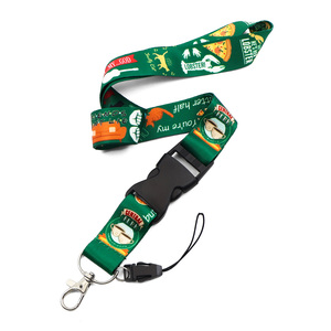 Custom Logo Eco-friendly Polyester Safety Breakaway ID Card Holder Lanyard Necklace Chain Trendy Brand Promotional Product