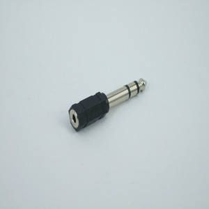 6.3 To 3.5 Audio <b>Adapter</b> <b>Plug</b> Male To Female Connector For Headphone Microphone - Product Image 2