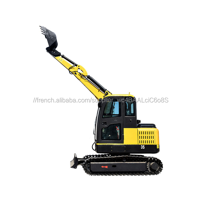 0.26 cube seaux chenille 3.5T 3.0T 3T 3.5 ton mini pelle 3600kg