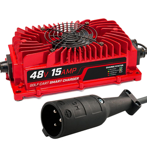เครื่องชาร์จอัจฉริยะในตัวสำหรับรถกอล์ฟ รุ่น QA1250A กำลังไฟสูง ป้องกันน้ำเข้า รองรับแรงดันไฟฟ้า 100-240v AC เป็น 48v 60v 72v 84v สำหรับแบตเตอรี่ Li-Ion ลิเธียม และตะกั่วกรด 13-23s - Product Image 6