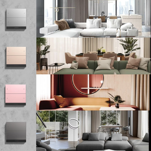 Interrupteur intelligent LTECH S8M à huit boutons BLE 5.0, contrôle par application, système de contrôle L-home, connexion avec les lampes traditionnelles, panneau d'interrupteur Zigbee - Product Image 5