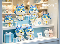 Boneka Husky Plushie Custom Lucu Kartun Boneka Husky Isi Dakron untuk Hadiah Anak OEM ODM Boneka Plushie Custom