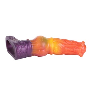 YOCY Funda de pene de fantasía de 6 pulgadas, consolador hueco con forma de caballo, condón reutilizable, juguete sexual para parejas, agrandamiento del pene, retardo de la eyaculación, juguetes sexuales - Product Image 5