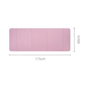 Tapis de yoga écologique de qualité supérieure, 8 plis, antidérapant, logo personnalisé, portable et imperméable pour une utilisation en salle de sport, rangement facile, tapis de yoga pliable - Product Image 3