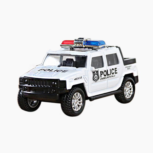 High quality car toys alloy pull-back model police car 1:43 metal realistic die cast miniature car model toy for kids