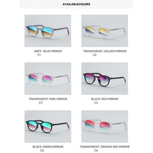 Lunettes de soleil Sunray Fashion, film coloré, verres polarisés UV400, monture TR90, lunettes rétro pour hommes et femmes, lunettes vintage - Product Image 5