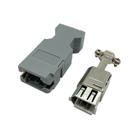 IEEE1394 6 pines hembra, 2 CN3 servidor CN2 CN3 conector de cabeza de codificador de 6 núcleos 54280-0800 para SERVO Delta Yaskawa