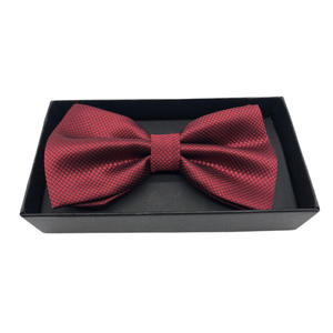 Vente à la mode, couleur Pure, pas cher, nœuds papillon ajustables, couleur unie, fête de mariage, nœud papillon pour hommes - Product Image 4