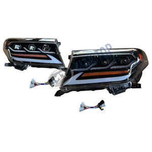 Luces de coche modificadas aptas para los modelos Land Cruiser LC200 de 2012-2015, convertidas a faros LED Lexus. - Product Image 1