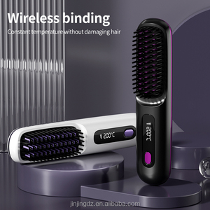 New Portable Wireless Hot Iron Comb Electric <strong>Hair</strong> Beard <strong>Straightener</strong> Brush Cordless Wireless <strong>Hair</strong> <strong>Straightener</strong> <strong>for</strong> <strong>Men</strong> and Women - Product Image 2