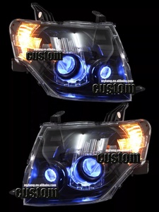 Feux avant LED <span class=keywords><strong>pour</strong></span> Mitsubishi Pajero V87 V93 V95 V97, projecteurs bi-xénon avec feux de jour (DRL) - Product Image 6