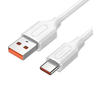 0.25-3M Quick Quick Charge Usb to Type C 6A 100W Fast Charging Data Cable USB-C For Xiaomi Huawei samsung Mobile Phone