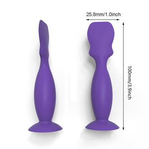 Soft Flexible Moulded Silicone Diaper Rash Cream Applicator Baby Diaper Cream Spatula Butt <b>Paste</b> <b>Brush</b> Suction Cup Model Y0731A - Product Image 2