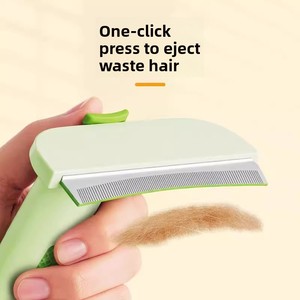 Peigne et <span class=keywords><strong>brosse</strong></span> magiques en PP pour démêler et éliminer les poils de chat et de <span class=keywords><strong>chien</strong></span> - Outil de toilettage pour animaux de compagnie - Product Image 4