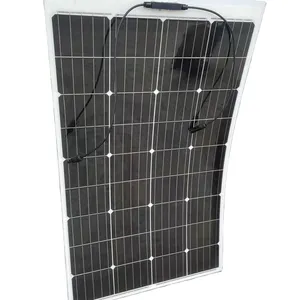 China solar panel supplier manufacturer factory direct wholesale 50W mono flexible solar panel