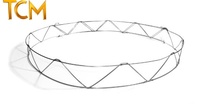 Entretoise en fil de fer pour béton armé, support continu pour panneaux de treillis soudé