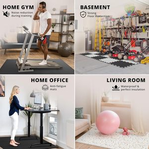 18 mảnh lồng vào nhau <span class=keywords><strong>EVA</strong></span> mềm bọt sàn Mat phòng tập thể dục sàn Đặt Câu Đố gạch cao su cho nhà thể dục thể thao hồ bơi bảo vệ - Product Image 4