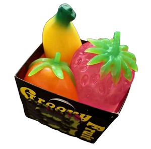 Vente en gros Need Ohh Groovy Fruit Squishy Toys Banane Fraise Orange Balles anti-stress Nedoh Jouets à presser à remontée lente - Product Image 2