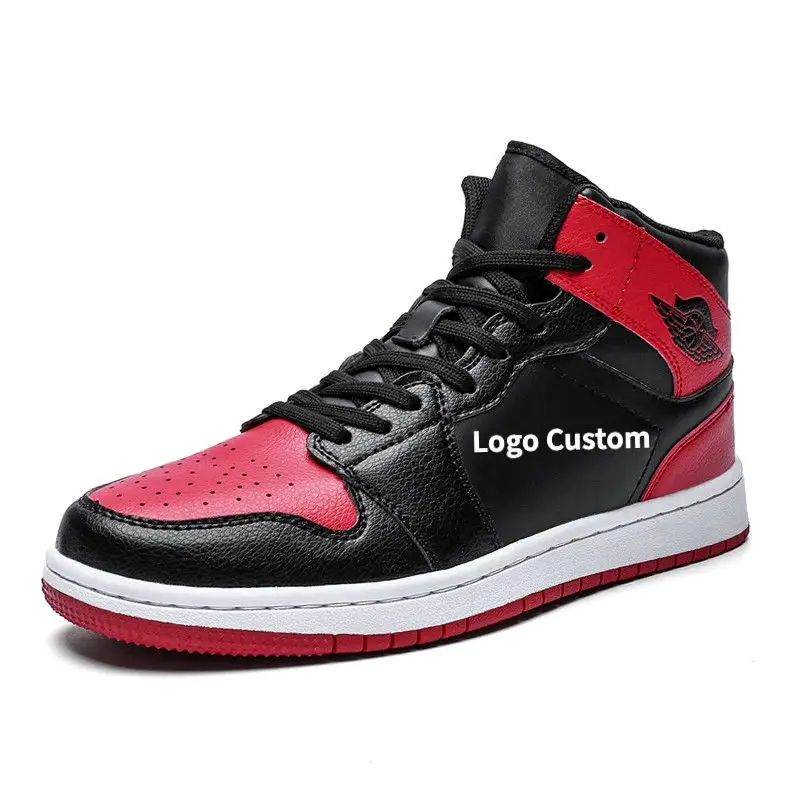 Low Moq Brand Logo Custom Designer Air 1 Breathable Fashion Walking Sneakers Skateboarding Shoes For Men