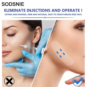 40pcs Ruban adhésif invisible pour le visage, en forme de V, les rides temporaires <span class=keywords><strong>disparaissent</strong></span> - Product Image 4