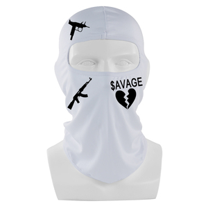 Custom Logo Design Balaclava Man Polyester Sports Ski Mask Sublimated Balaclava with Print
