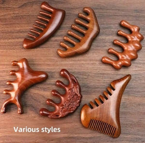 Peine para piojos <span class=keywords><strong>de</strong></span> <span class=keywords><strong>pelo</strong></span> <span class=keywords><strong>de</strong></span> paleta pequeña ecológico portátil, cepillo para meridianos <span class=keywords><strong>de</strong></span> sándalo con mango <span class=keywords><strong>de</strong></span> madera <span class=keywords><strong>de</strong></span> estilo láser para uso en salón doméstico - Product Image 5