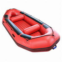 Bateau gonflable à prix abordable pour 3 personnes, auto-drainant, en PVC Drop Stitch, avec cadre en aluminium, pour la pêche à la mouche en rivière et la dérive