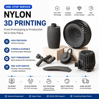 Service d'impression 3D OEM de haute qualité pour prototypes personnalisés en plastique/nylon, fichiers STL - Origine Guangdong, applications médicales/automobiles, précision 0,2 mm
