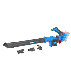 เครื่องเป่าใบไม้ไร้สาย FIXTEC 20V สำหรับงานอุตสาหกรรม/งานบ้าน 0-270 เครื่องมือทำความสะอาดสวนแบบใช้แบตเตอรี่พร้อมด้ามจับหมุนได้ รุ่น FCGB202X-2 - Product Image 5