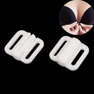 Eco Friendly High Quality POM Plastic Buckle Bra Bikini Front Closure Bra Slider