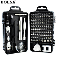Kit de tournevis magnétique de précision 115 en 1, kit d'outils de réparation électronique professionnel pour smartphones, appareils photo, ordinateurs portables et montres
