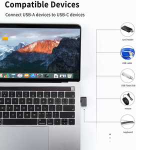 Bộ chuyển đổi USB3.0 OTG nhôm, đầu <span class=keywords><strong>c</strong></span>ái sang đầu đự<span class=keywords><strong>c</strong></span> <span class=keywords><strong>USB</strong></span>-<span class=keywords><strong>C</strong></span>, gó<span class=keywords><strong>c</strong></span> vuông, loại <span class=keywords><strong>C</strong></span> - Product Image 4