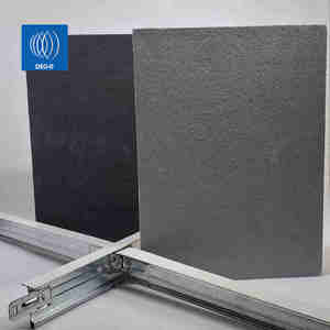 Plafonds en carreaux noirs pour restaurants et cafés au Royaume-Uni, 600*600 mm, installation facile, directement de l'usine - Product Image 4
