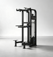 Máquina de Dominadas y Flexiones con Asistencia Eléctrica REYK Gym Fitness - Construcción de Acero para Fisicoculturismo y Ejercicio de Hombros