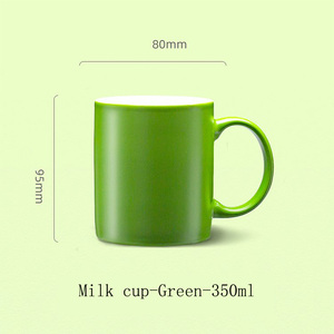 Tazze di ceramica molto <span class=keywords><strong>cool</strong></span> di diversi colori Bone China Bone boccale OEM per l'acqua potabile - Product Image 3