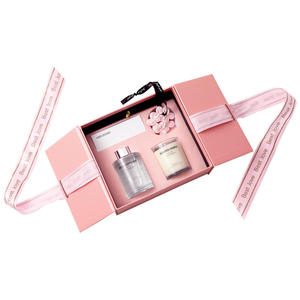 Set de Regalo de Aromaterapia con Aroma a Flor de Cerezo, Vela Perfumada sin Fuego con Aceites Esenciales, Lujo para el Hogar, San Valentín, Bodas - Product Image 3